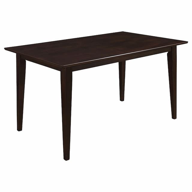 Gabriel Rectangular 59-inch Wood Dining Table Cappuccino