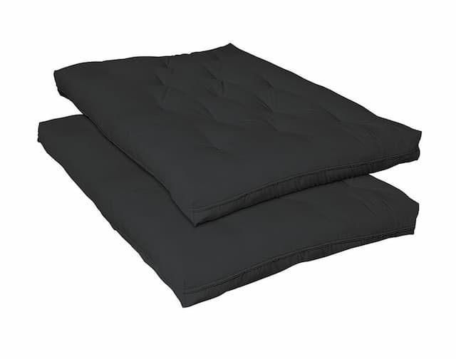 9" Premium Innerspring Futon Pad Black