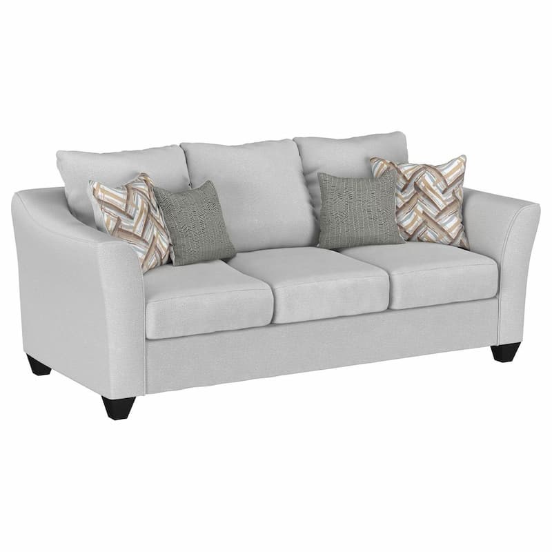Salizar Upholstered Flared Arm Sofa Sand