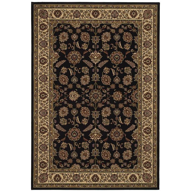 Ariana 271D3 Brown/ Ivory Indoor Area Rug - 4' x 6"