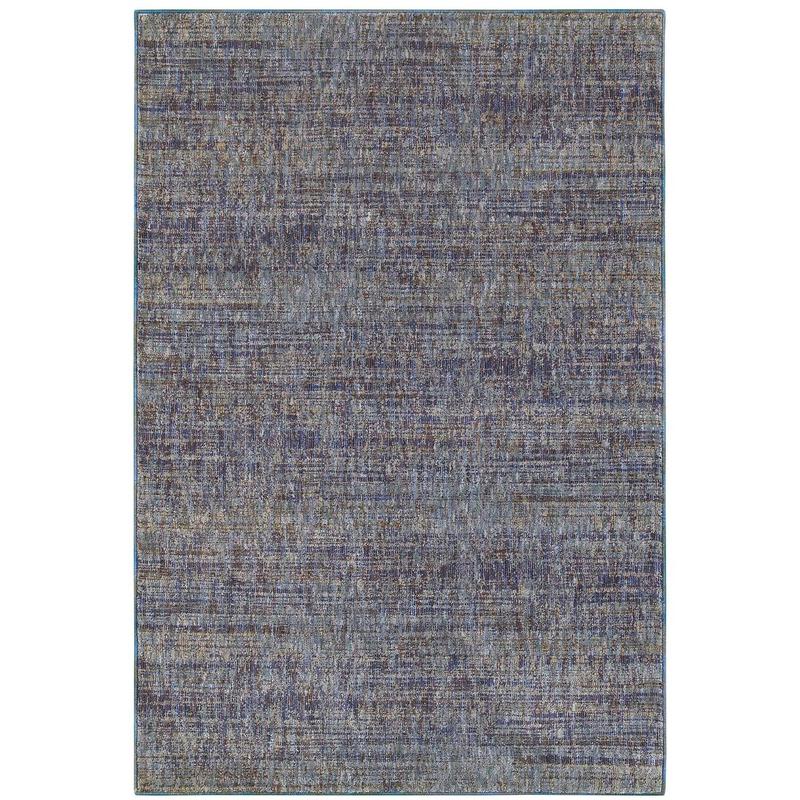 Atlas 8033F Purple/ Grey Indoor Area Rug - 3'3" x 5'2"