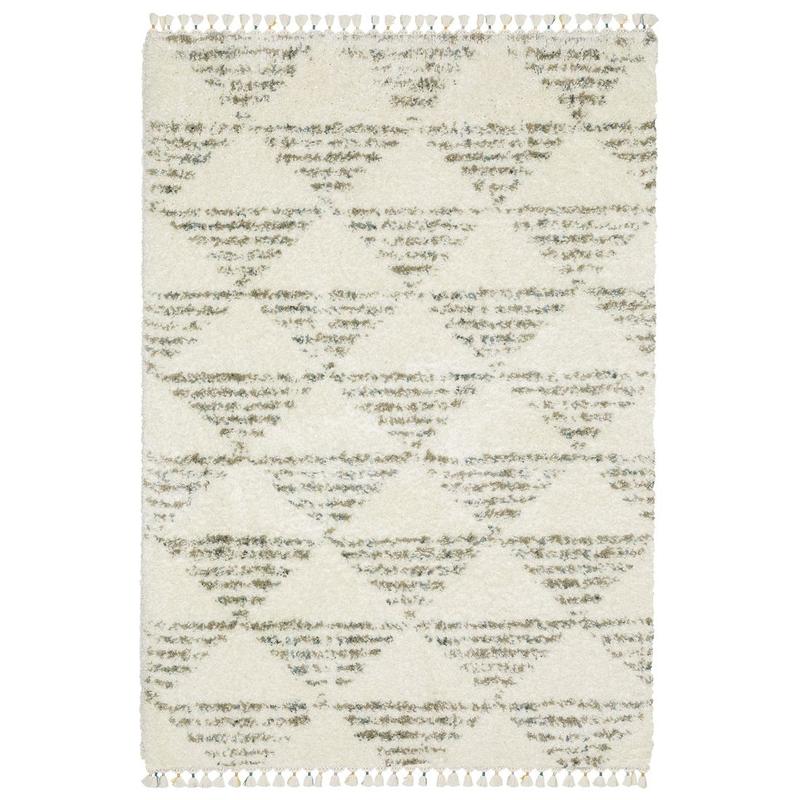 Axis AX05A Ivory/ Multi Indoor Area Rug - 6'7" x 9'6"