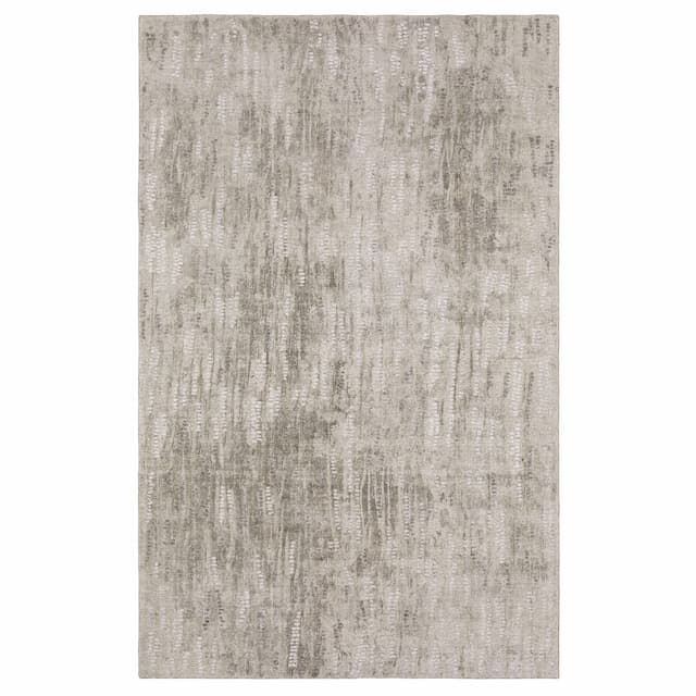 Clarke CLA08 Beige/ Brown Indoor Area Rug - 2'6" x 10'