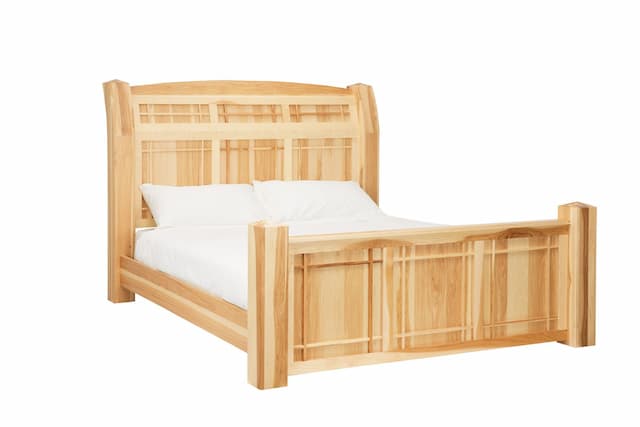 Amish Highlands King Arch Panel Bed