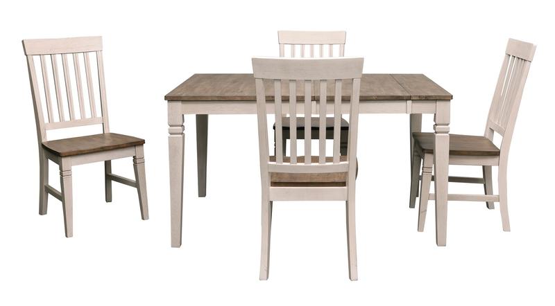Beacon 36" - 54" Dinette Leg Table with (1) 18" Butterfly Leaf