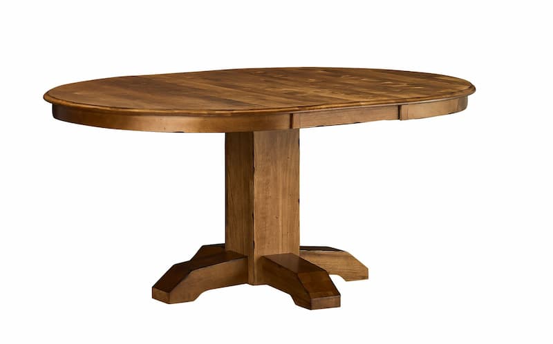 Bennett 48" - 66" Pedestal Table with (1) 18" Leaf