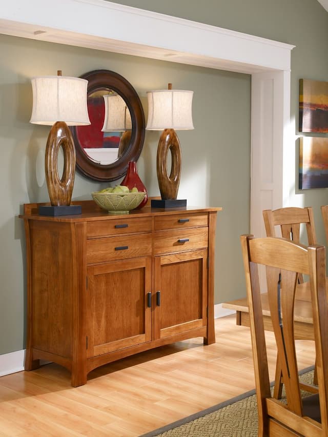 Cattail Bungalow Sideboard, Warm Amber Finish