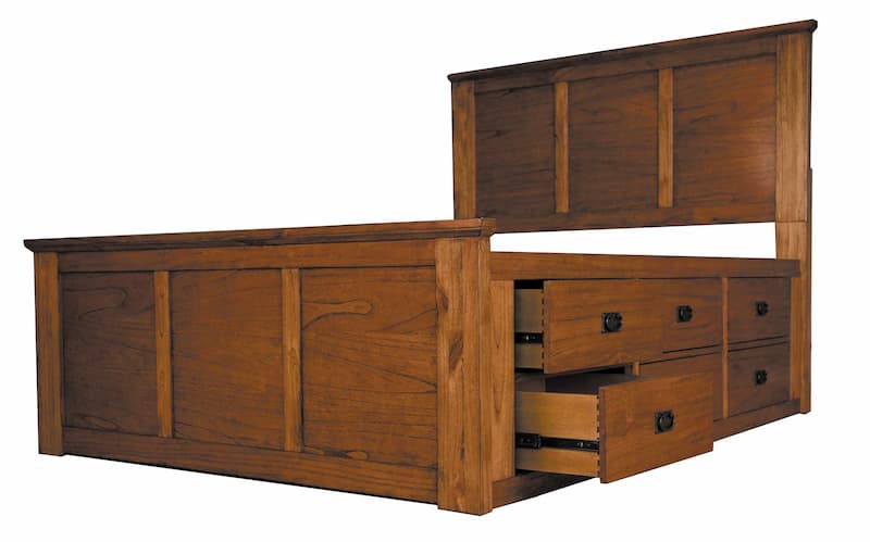Mission Hill Queen Captains Bed