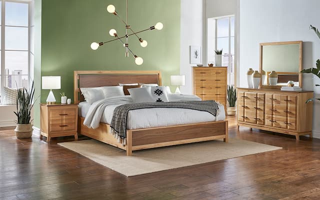 Modway Queen Panel Angled Bed