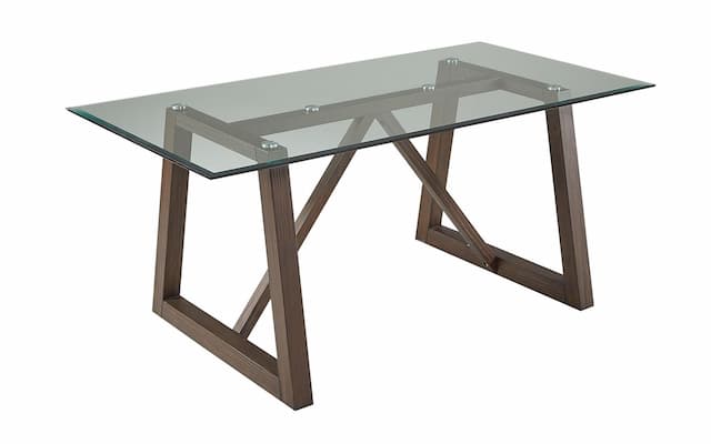 Palm Canyon 72" Glass Trestle Table