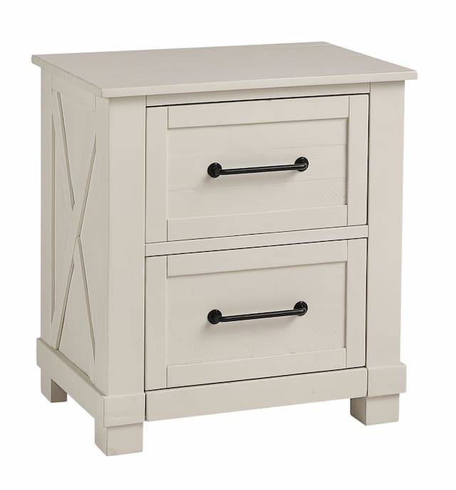 Sun Valley Nightstand, White Finish