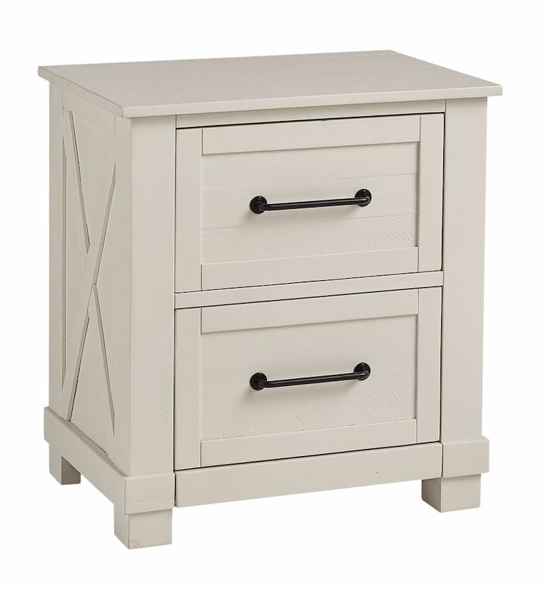 Sun Valley Nightstand, White Finish