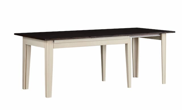 Toluca 60" - 132" Rectangular Leg Table with (3) 24" Self-Storing Leaves