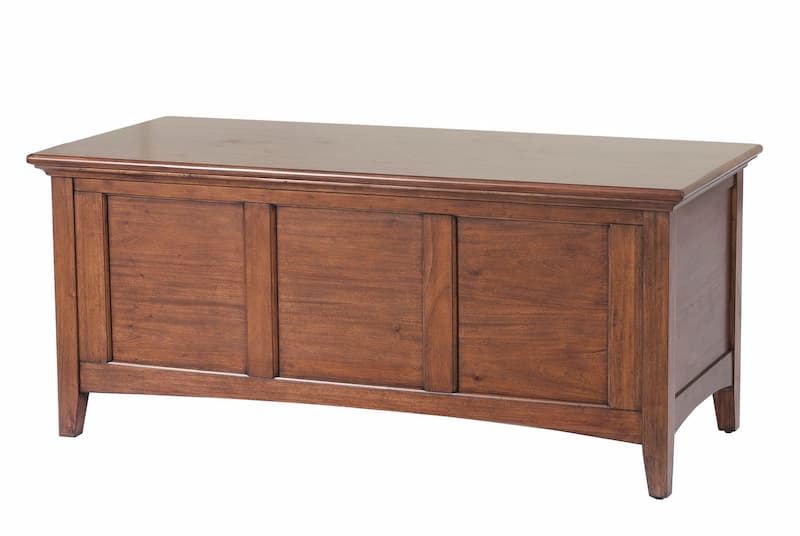 Westlake Cedar-Lined Blanket Trunk, Cherry Brown Finish