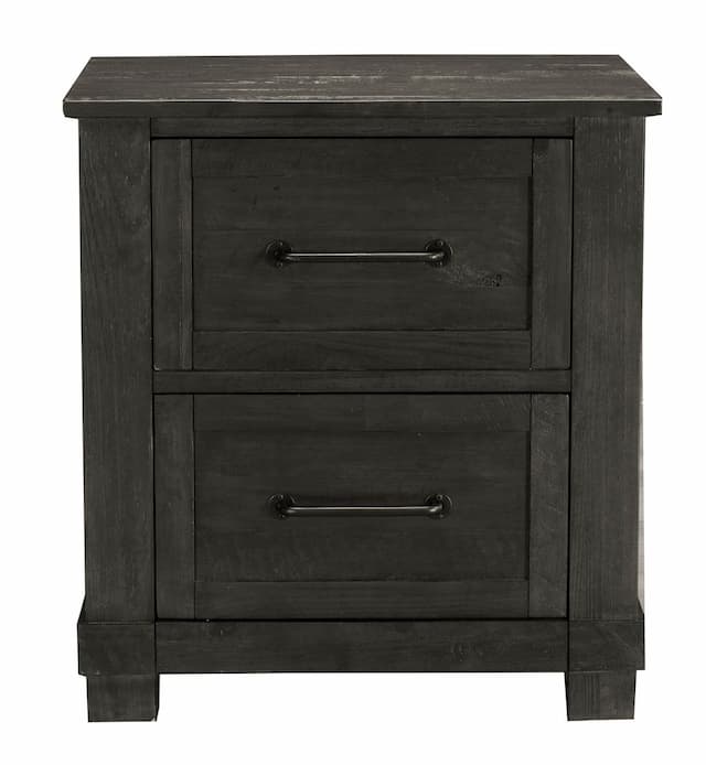 Sun Valley Nightstand, Charcoal Finish