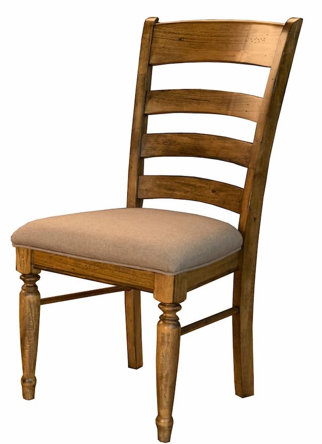 Bennett Ladderback Side Chair With Upholstered Seating