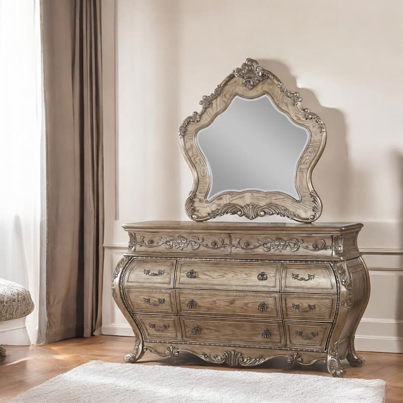 Ragenardus Vintage Oak Mirror