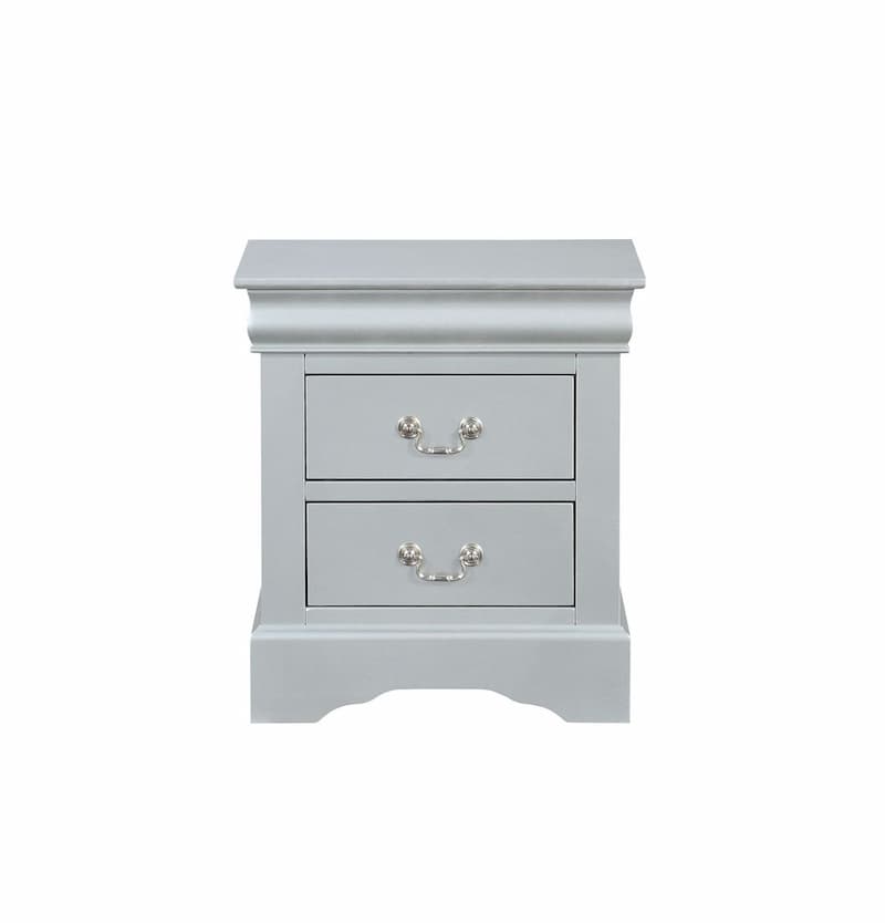 Louis Philippe Platinum Nightstand