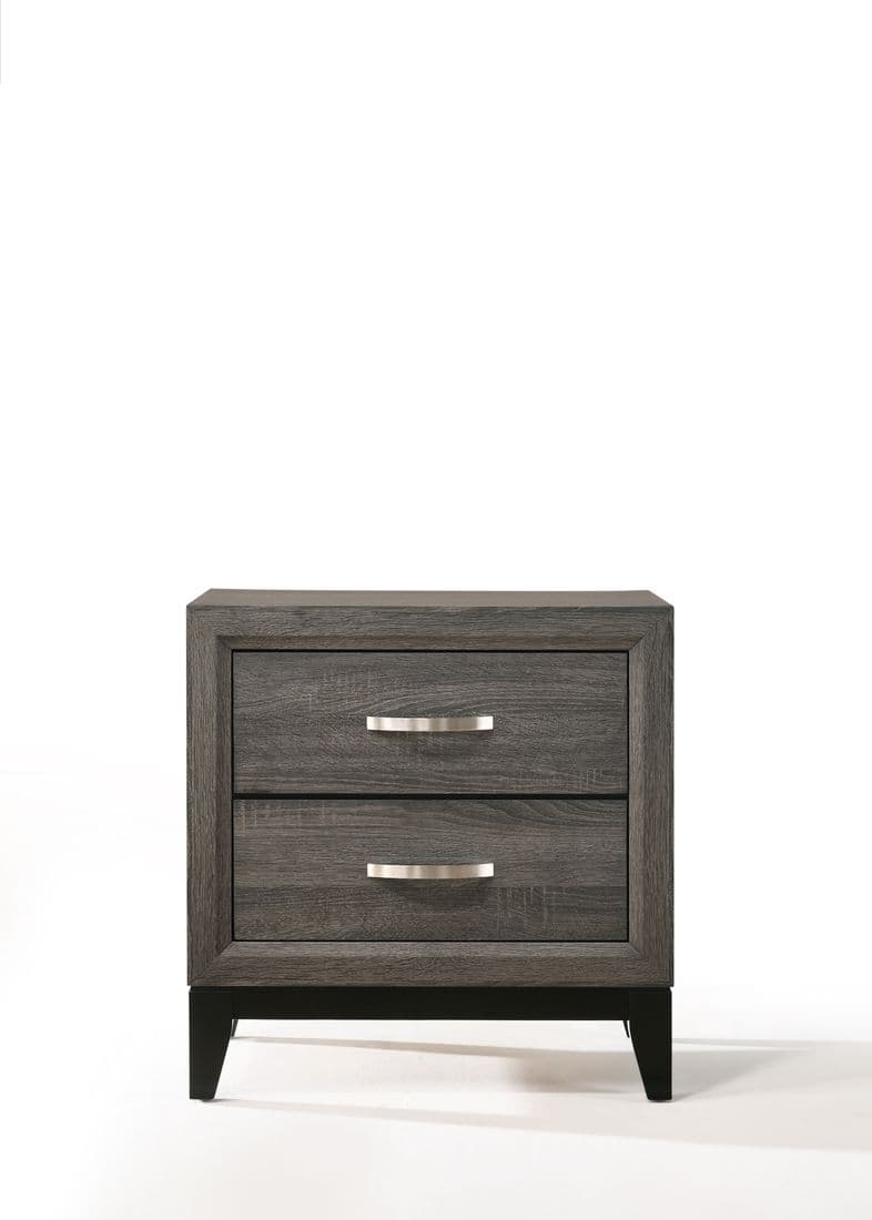 Valdemar Weathered Gray Nightstand