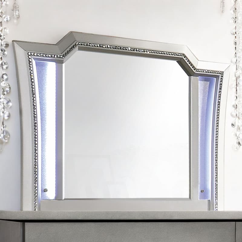 Kaitlyn LED & Champagne Mirror W/Led