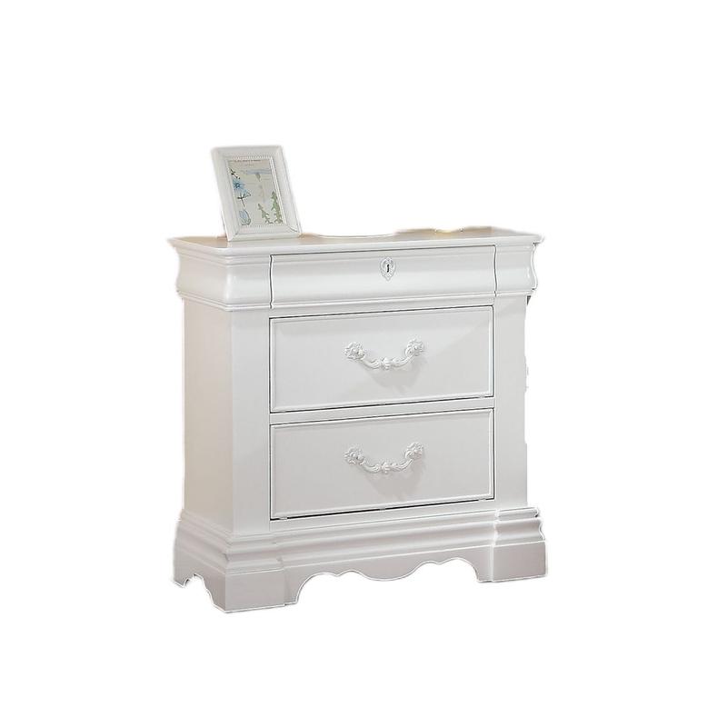 Estrella White Nightstand