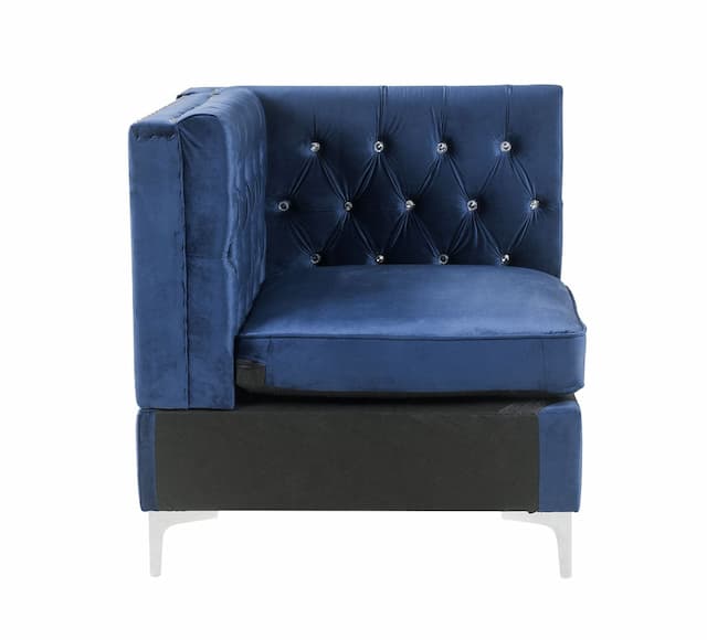 Jaszira Blue Velvet Modular - Wedge
