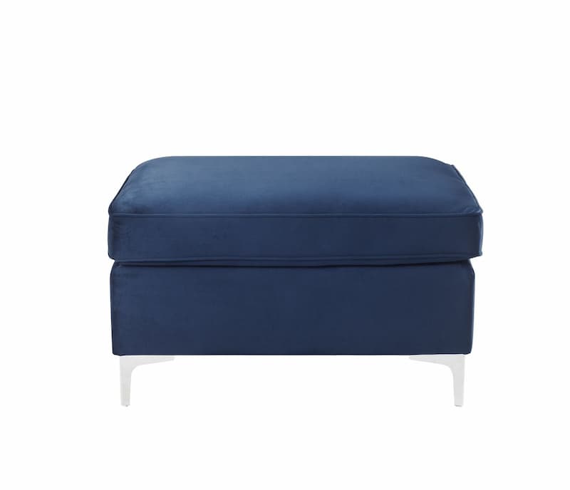 Jaszira Blue Velvet Modular - Ottoman