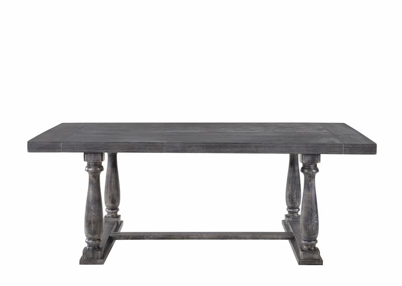 Bernard Weathered Gray Oak Dining Table