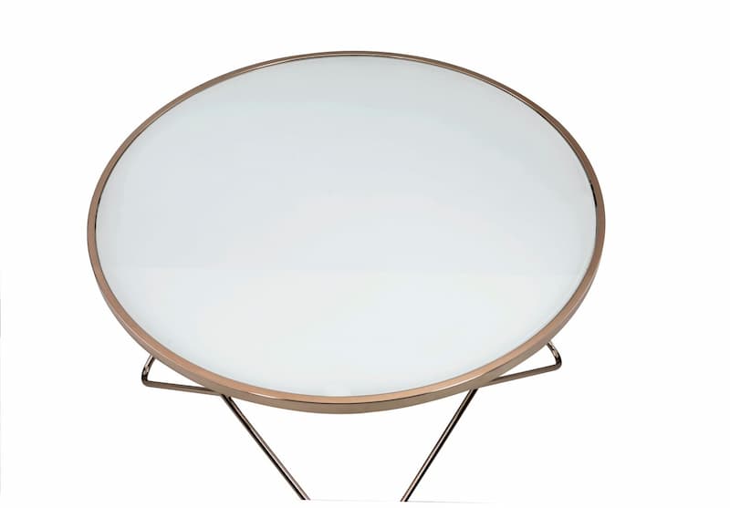 Valora Champagne & Frosted Glass Coffee Table