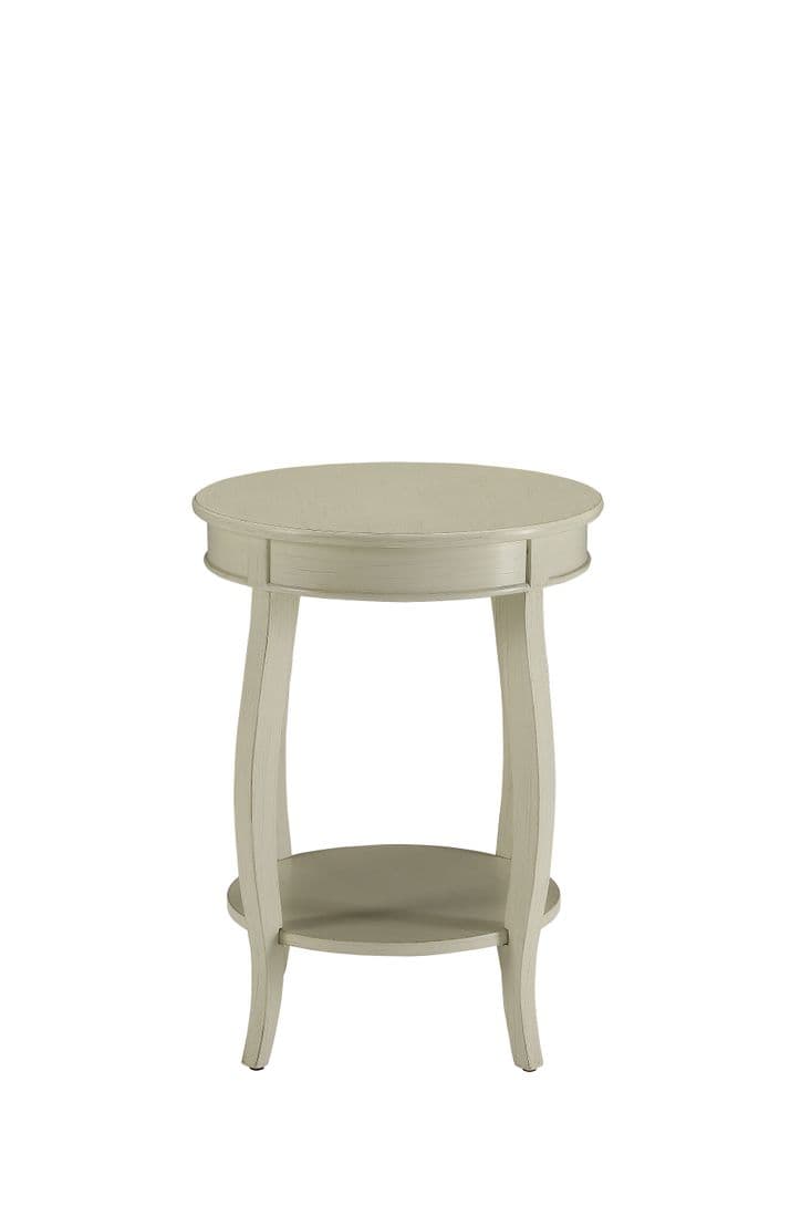 Aberta Antique White Accent Table