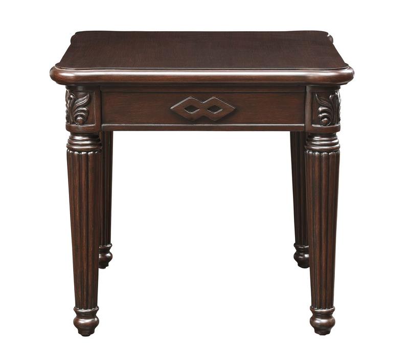 Chateau De Ville Espresso Finish End Table