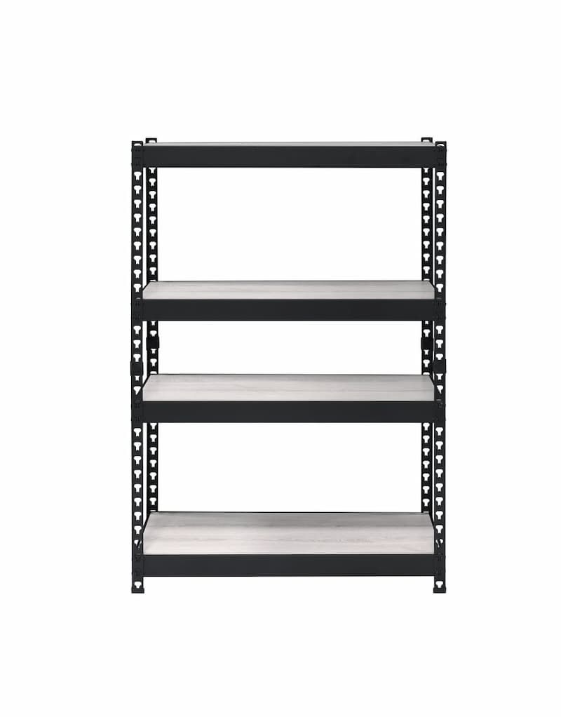 Decmus Natural & Black Finish Bookshelf