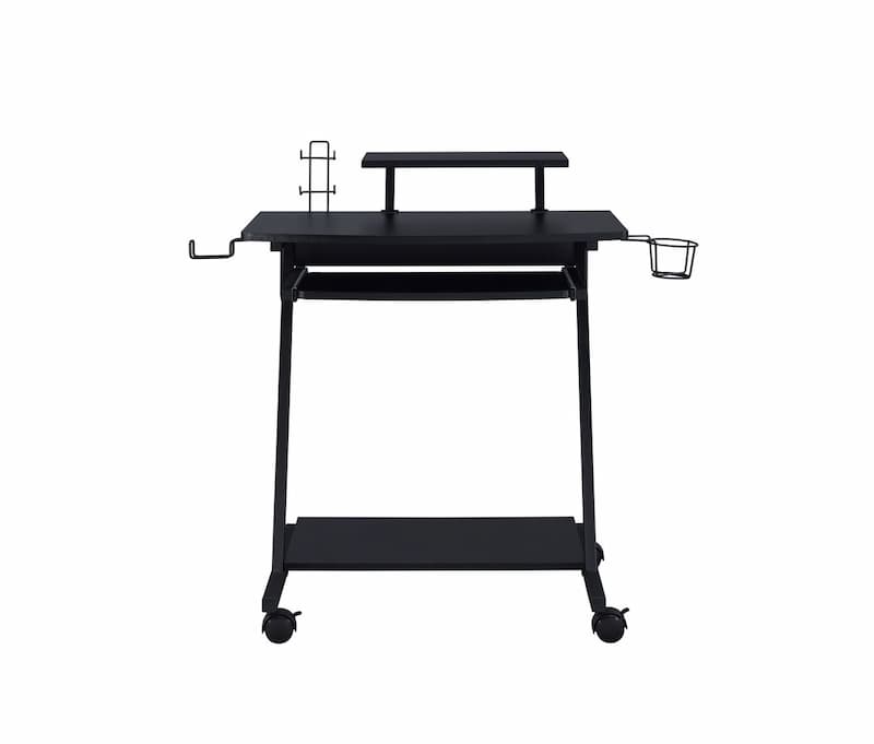 Ordrees Black Finish Gaming Desk