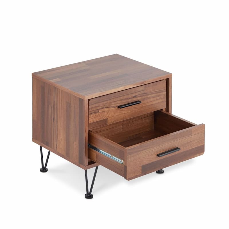 Deoss Walnut Accent Table