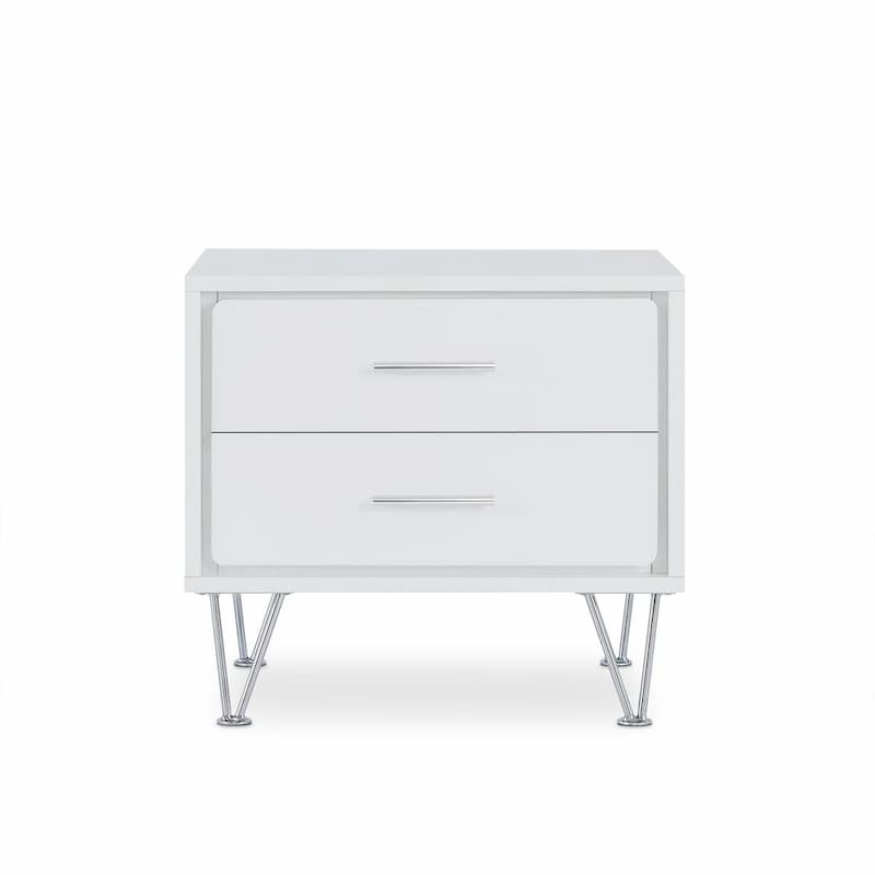 Deoss White Accent Table
