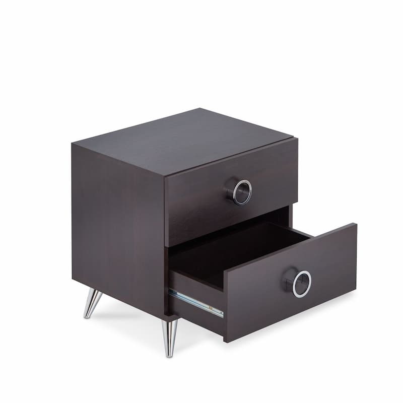 Elms Espresso Accent Table