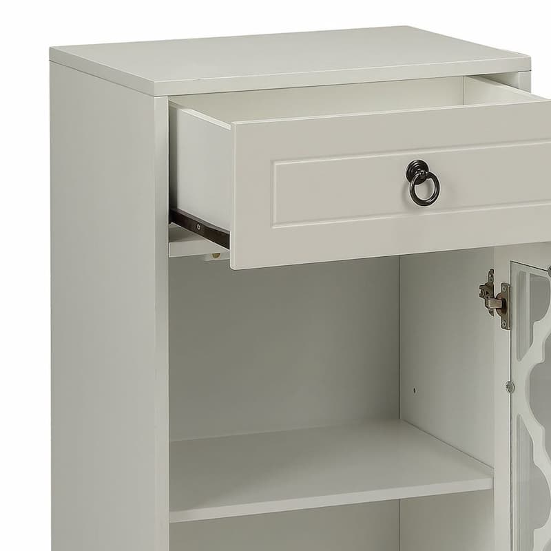 Ceara White Accent Table