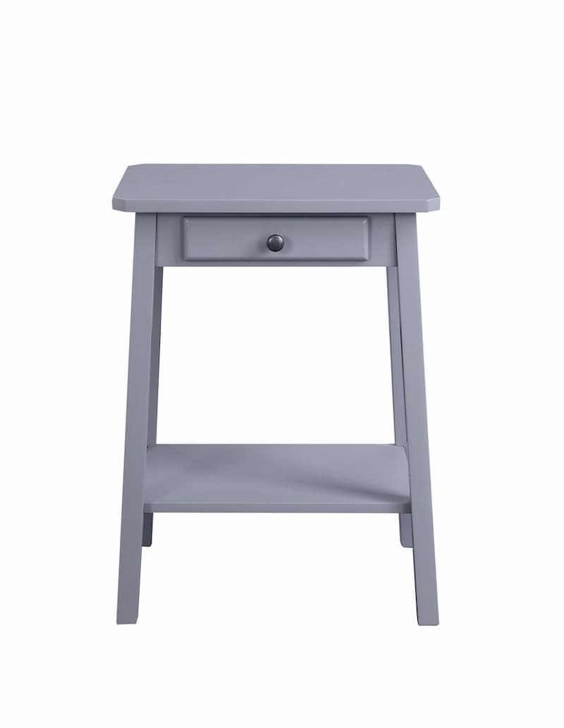 Kaife Gray Finish Accent Table