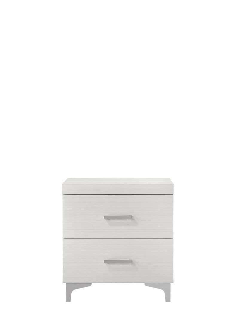 Casilda White Finish Nightstand