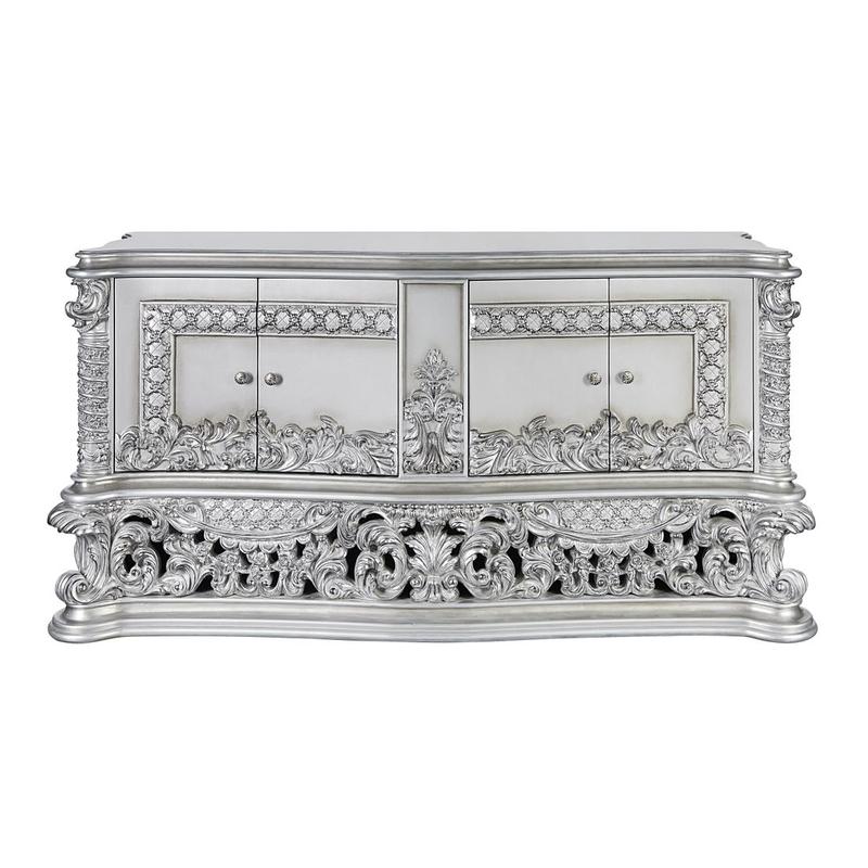 Valkyrie Antique Platinum Finish Dresser
