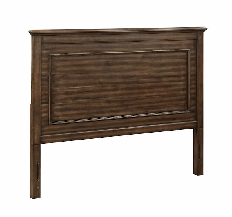 Franklin Brushed Walnut Finish 4Pc Pack Queen Bed Set