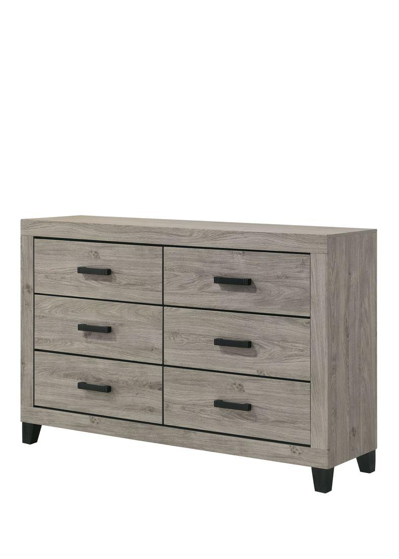 Mari Light Gray Finish Dresser