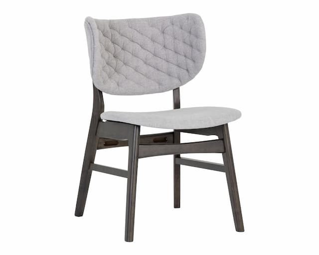 Petra Dining Chair - Rustic Grey - Light Grey (Set of 2)