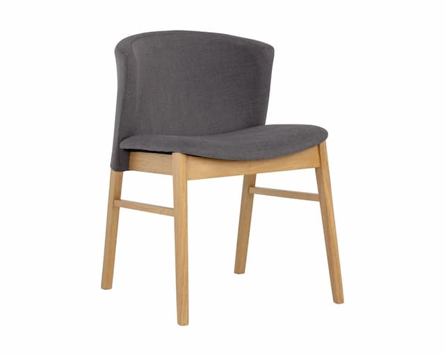 Hadley Dining Chair - Natrual - Dark Grey (Set of 2)