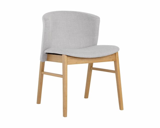Hadley Dining Chair - Natural - Light Grey (Set of 2)
