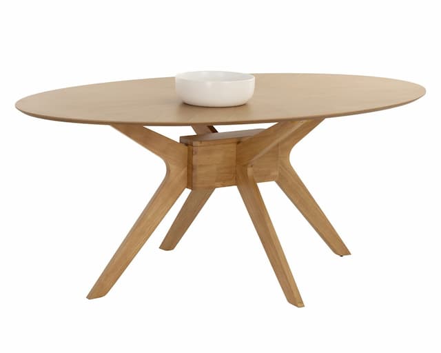 Adel Dining Table - Natural - 71