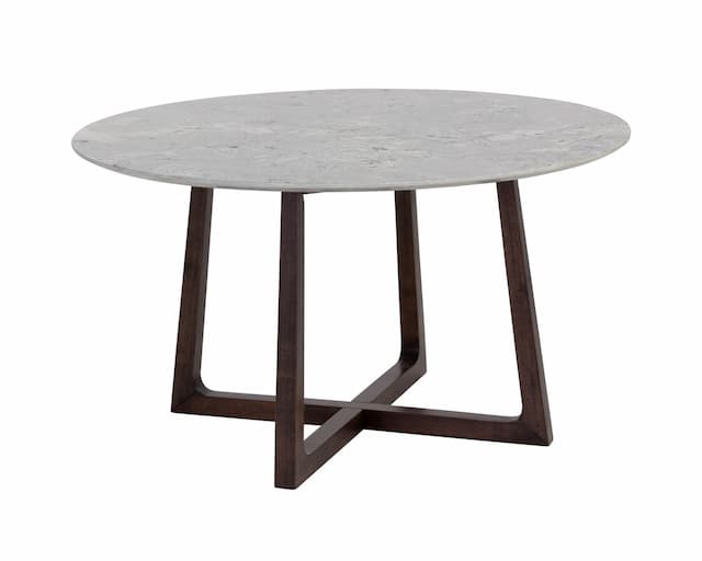 Cortleigh Dining Table - Grey Marble - 53"