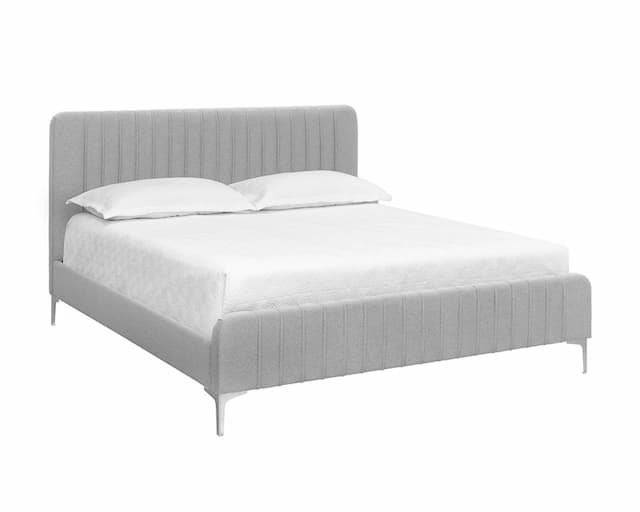 Heidi Bed - King - Light Grey