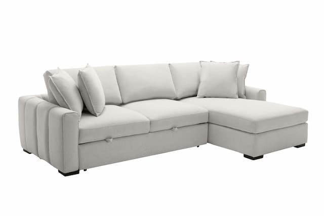 Kova Sofa Bed Chaise - Raf - Silver