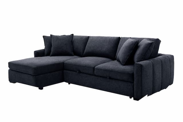 Kova Sofa Bed Chaise - Laf - Navy
